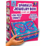DIY Jewelry Box Craft Kit for Girls Ages 8-12, Gem Mosaic Arts and Crafts Kit