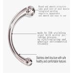 Pure G Spot Metal Wand Anal Prostate Massage Stick Polished Steel Massager Hard Dildo 698 G
