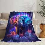 Elephant Throw Blanket Elephant Gifts For Girls Boys Women Men Kids Adults Soft Flannel Fleece Blanket For Couch Sofa ?Bed Home Decor 40"X50"