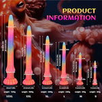 Long Tentacle Dildo-Large Butt Plug-Suction Cup-Monster Tentacle Anal Sex Toys-Fantasy Silicone Anal Dildo for Women Men Couples-Prostate Dildo&Gay Sex Toys-HJ-FB016-P