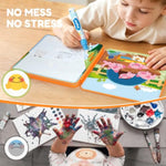 Farm Water Coloring Book for Toddlers 1-3, Foldable EVA, No-Mess Art Fun