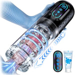 Automatic Male Masturbator Penis Pump - Upgraded Male Sex Toys For Men With 9 Sucking & Thrusting & Rotating Modes, Adult Toys Pocket Pussy Male Stroker Sex Toy Machine Blowjob Male Masturbators