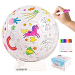 Unicorn Soccer Ball Paint by Numbers Kit for Kids