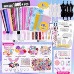 Fashion Designer Kit for Girls with 6 Mannequins & 800+ Craft Pieces