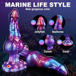 9.25" Monster Dildo Fantasy Dragon Dildo, Huge Dog Knot Dildos Thick Tentacle Knotted Anal Dildos With Strong Suction Cup, Silicone Alien Animal Adult Sex Toy For Women Men Gay