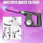 Handheld Sex Machine, Thrusting Dildo Machine With Multiple Modes, Sex Toy Anal Vibrator With Soft Dildo, Powerful Fucking Machine, G-Spot Teasing, Anal Play, Sex Toys For Couples Women Men Gay