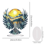 DIY Diamond Painting Kit for Adults - Eagle Sunset Desktop Ornament