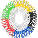 Bulk Set of 40 All Purpose Scissors 8 Inch for School Office Use