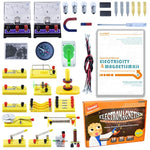 Electricity And Magnetism Kit Experiments Stem Science Kit For Kids, Electromagnetism Circuit Learning Set School Lab Physics Educational Toys, Birthday Gift For Boys Girls Age 8-16 Year Old