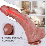 14.17 Inch Super Long Huge Giant Thick Big Realistic Dildo For Deepest Sex, 2.87 Inch Diameter Extra Wide Anal Toys With Strong Suction Cup, Large Girth Xxl Dildo For Women Men For Advanced Players