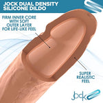 Curve Novelties 83237: Jock Dual Density 6In Silicone Dildo W/Balls