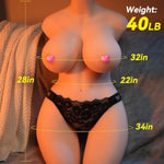 Life Size Bbw Silicone Sex Doll With Plump Boobs And Butt, 40Lb Weight, BuiltIn Skeleton, 3D Tunnels For Realistic Male Masturbator Experience