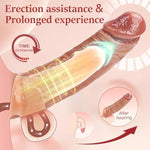 Penis Extender Cock Sleeve Vibrator,App And Remote Control Penis Sleeve Men-Sex-Toys,For Male Penis Enlargement,Thickening And Lasting,9 Vibration Modes And 4 Ways To Play