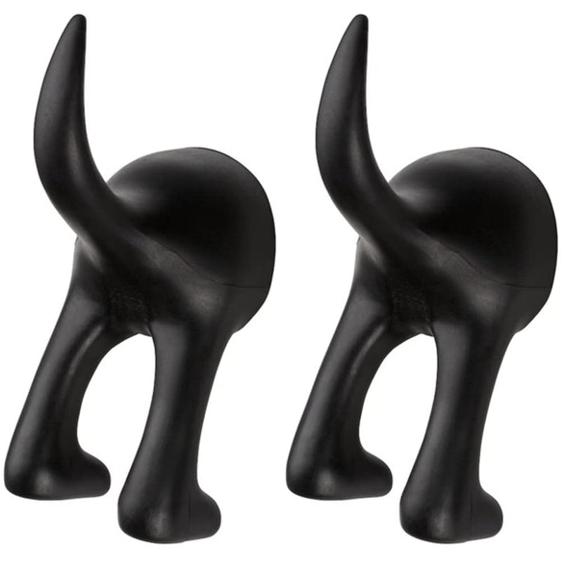 Bastis 2 Black Hooks For The Dog Cat Pet Leashes Hanger