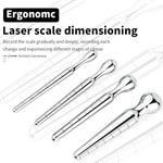 12.5CM Stainless Steel Urethral Dilator Plugs with Diameter Graduation, Male Prostate Stimulator Masturbation Horse Eye Rod Penis Plug Urethra Catheter Adult Sex Toys for Advanced Men Gay (S)