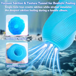 Male Masturbator Adult Sex Toys For Men - Spinning Textured Stroker Pocket Pussy For Men Masturbation, Ultra-Soft Stretchy Egg Penis Sex Toy With Storage Box, Pocket Pussies Masturbators