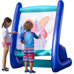 Inflatable Kids Art Easel for Outdoor and Indoor Painting, Drawing, and Coloring