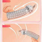 Finger Sleeve Accessories Adult Sex Toys, Reusable Sleeve Women Sex Toys For Masturbation Clitoral G-Spot Stimulator, 2Pcs Soft Silicone Sleeve Sex Things For Couples Knky, Anal Sex Toys For Couples