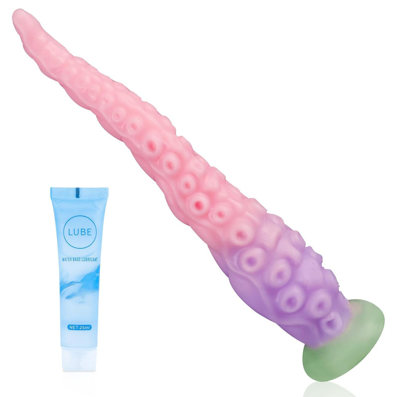 8.3Inch Fantasy Tentacle Dildo Sex Toys Huge Knotted Dildo Strong Suction Cup Monster Anal Toys For Spot Stimulation Pink Monster Cock Xl Anal Stretch Unique For Lesbians Couples Gay Men S