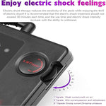 Electric Shock Nipple Clip Chain, Nipple Clamps, Adjustable Bdsm Nipple Clamps For Exciting Sexual Pleasure ?Requires Two Aaa Batteries Installed?, Black