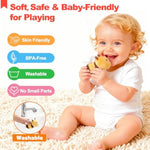 Baby Toys For Baby Infant 0-3-6-12 Months, Soft Beehive Toddlers Busy Toys With 5 Sensory Plush Bees - Bells, Crinkle, Rattles, Mirror & Textures, Stuffed Animals For Boy, Girl Christmas Birthday Gift