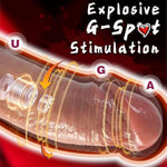 360° Rotating Thrusting Dildo For Women, Realistic Dildos Vibrators For G Spot Anal Butt Plug With 3 Rotation & Telescopic& 9 Vibration Heating Modes, Anal Dildo For Men Penis Vibrator With Remote