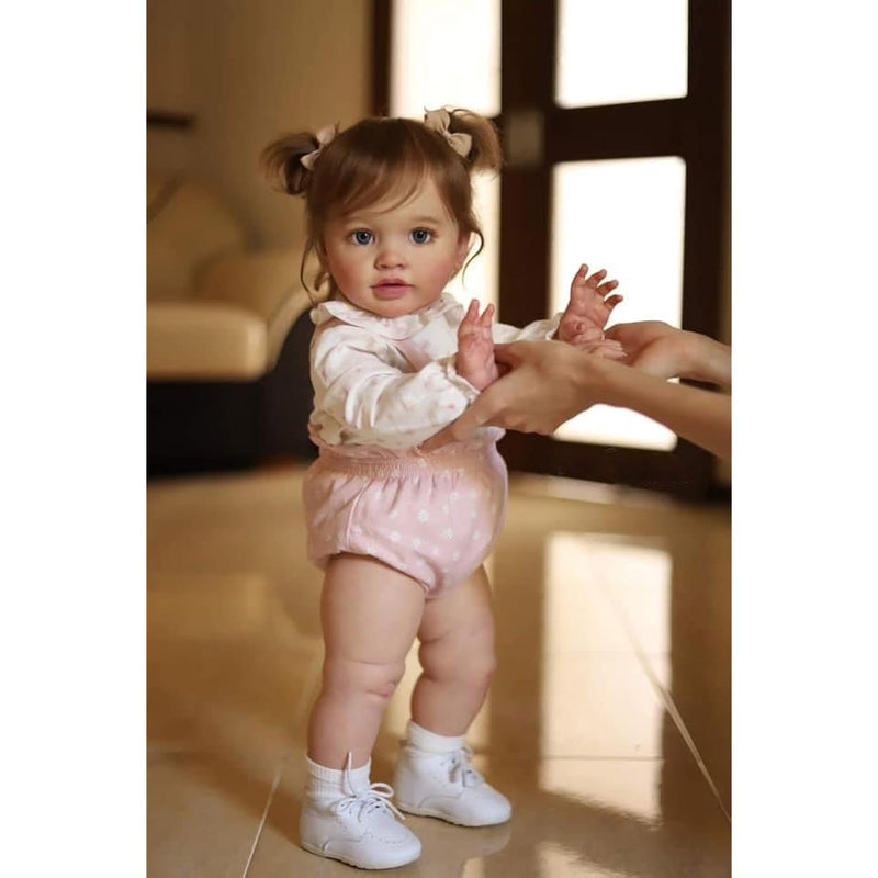 Big Size Realistic Reborn Toddler Dolls 26 Inch Lifelike Reborn Baby Girl C