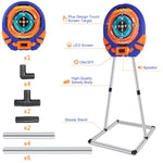 Shooting Target For Nerf W/Toy Guns And Foam Darts, Upgrade Digital Shooting Game With Touch Screen Practice Target, Electronic Scoring Targets For Nerf Gun For Kids Aged 5 -13 Boys, Girls