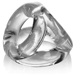 Tri-Sport – Silicone Cockring & Ballstretcher – Stretchy Men'S Pleasure Toy – Couples Adult Toy – Intimate Accessory – Flexible & Wearable – Clear