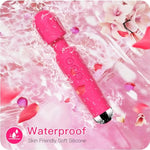 Vibrator Wand Sex Toys,Clit Stimulator Vibrators,Vibrator For Woman,Wand Massager Sex Toy,20 Patterns,8 Speeds Of Pleasure,Quiet Adult Sex Toys,Waterproof, For Women Gifts (Rose Red)
