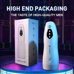 Automatic Male Masturbator Sex Toys - Female Voice Penis Pump With 10 Thrusting & 10 Vibrating & 10 Sucking Modes, Hand Free Male Stroker With 3D Realistic Textured, Blowjobsex Machine Sex Toy For Men
