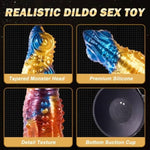 Thrusting Dildo Sex Toys Vibrator - Huge Thick Dildos Anal Toys, Monster Big Dildo Upgraded Remote Control Multi-Modes, Suction Cup Fantasy Dildo Adult Sex Toys & Games For Men Women