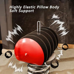 Inflatable Dildo Mount Sex Pillow With Adjustable Bondage Cuffs - Adult Sex Position Support Cushion