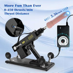 Sex Machine Thrusting Dildo Machine With Realistic Dildos, Fucking Machine For Man With 3Xlr Connector,Love Machine For Women,Adult Sex Toy For Couple With 7 Accessories