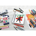 Faber-Castell Pitt Artist Pen Set, 4 India Ink Pens for Drawing & Sketching