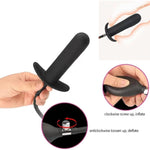 Inflatable Butt Plug Stretch Anal Plug Expand Silicone Anal Plug Stimulation Pump And Valve Anal Pump Plug Butt Plug