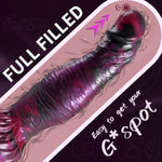 Realistic Monster Dildo For Beginners, Lifelike Huge Silicone Dildos With Strong Suction Cup For Hands-Free Play, Anal Toys Soft Big Dog Penis Adult Sex Toy For G-Spot Pleasure For Women Man/Couple