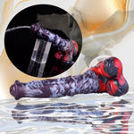 Squirting Horse Dildo Soft Safe Silicone Realistic Ejaculating Dildo Strong Suction Cup 9.8 Inch Thick Animal Dildos Xl Fake Penis Large Butt Plug Adult Toy For Women Gay Couples Man Anal Play