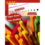 960 Pcs Thick Pipe Cleaners, 24 Colors, 12 Inch Chenille Stems for DIY Crafts