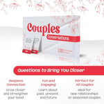 Couples Conversations Card Game – Stocking Stuffer For Boyfriend Or Girlfriend | Questions About Past, Present, And Future