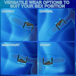 Male Penis Sleeve Sex Toys, Cock Ring 10 Powerful Vibration Mode Adult Toys, For G & P Spot Anal Clit Stimulation, Penis Enhancer Sleeve For Men Solo Erection & Extender Sex Games (Black)