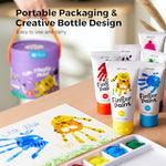 Washable Finger Paints for Toddlers, 10 Vibrant Colors