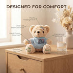 Get Well Soon Bear For Kids With Broken Arm, Surgery Recovery Gifts For Boys & Girls, 8" Plush Teddy With Cast & Bandages, Be Brave Emotional Support Stuffed Animal For Hospital & Post-Op Comfort