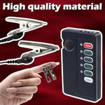 Electric Shock Chastity Nipple Clamps Clitoral Clit Clamp With Adjustable Current Levles Nipples Clamp Electroshock Non Piercing Nipple Clip Kinky Sex Toys Things Flirting For Women Men Couples