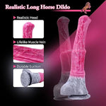 Horse Dildo Realistic Silicone Monster Anal Dildo 12Inch Long And Thick Dildos Anal Sex Toy With Suction Cup, Big Adult Toy For Men Gay And Women Strap On