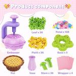 Girls Flower Bouquet Craft Kits, DIY Arts and Crafts Supplies for Kids