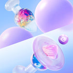 Liquid Silicone Butt Plug Spiral Anal Plug Anal Trainer G-Spot Stimulator Prostate Massager Adult Sex Toys For Men Women Couples (S)