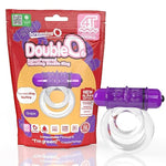 4T Doubleo 6 Cock Ring, Grape | Vibrating Cock Ring, Tickle And Tease, Treble Vibrations