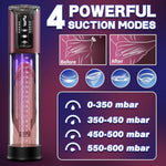 Penis Pump Male Sex Toys Electric Vacuum Pump With 4 Powerful Sucking And 6 Penis Ring, Adult Sex Toys For Men Dick Enlarger Erection
