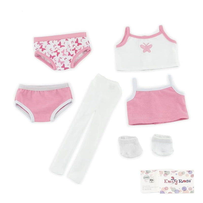 18 Inch Doll Clothes & Accessories 6 Pc Basic 18" Doll Underwear Clothing Acce
